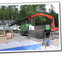 Nostopalvelua rakennustymaalla